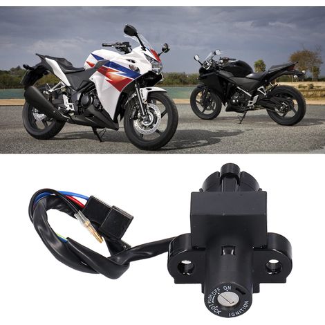 Compatible avec les modèles Honda CBR250, CB-1 et CB400 (2019 et 2022) (verrouillage d'allumage). (1/5)
