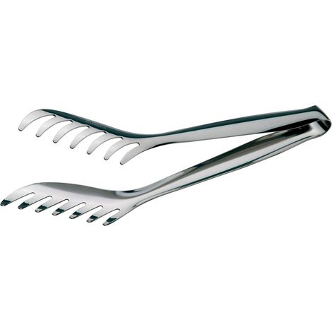 PIAZZA - Pinza da Cucina per Pasta e Spaghetti, Molla in Acciaio Inox di Alta Qualità Ideale anche per Insalate, Condimenti, Verdure - Lunghezza 26 cm (1/3)