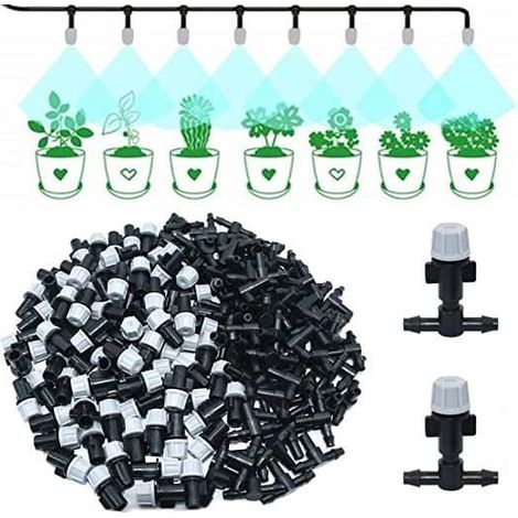 Sistema di irrigazione - AMOUNE - Kit da 50 pezzi - Irrigazione automatica - Giardino e patio - Risparmio idrico (1/4)