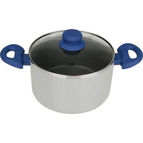 Faitout avec dosage d'huile et couvercle 20 cm Tasty Casserole