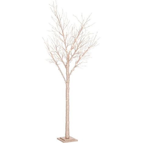 Albero luminoso "Timber Cha" Champagne, Ramo con led a Luce Calda decorazione da Interno h 210 cm -160 cm (1/3)