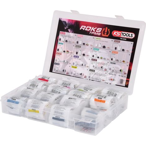 KS Tools RDKS / TPMS Service-Sortiment für Reifendruck-Kontrollsysteme, 142-tlg