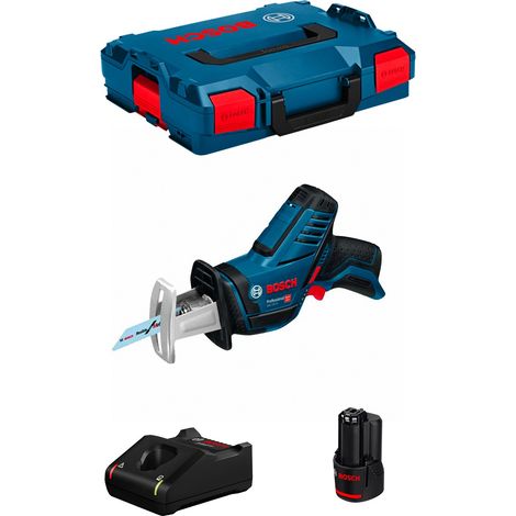 Scie Sabre BOSCH GSA 12V-14 (1 x 3,0 Ah GAL12V-40 L-Boxx 102)