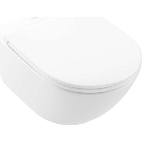 Villeroy & Boch Subway 3.0 - WC sospeso con copriwater SoftClosing, TwistFlush, CeramicPlus, bianco alpino 4670T9R1 (1/4)