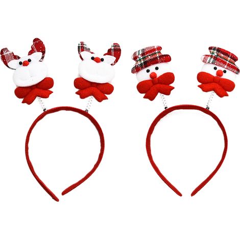 1 Serre-tête, tissu résistant, plastique durable, design mignon, fête de fin d'année (1/5)