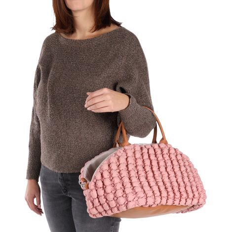 Sac de transport Yzma Rose 42cm L x 26cm l x 25cm H pour petit chien max 4 kg - Flamingo