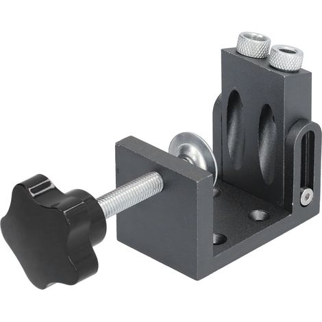 32 Pièces Mini Kit Outil Centreur Trou Incliné 15° Alliage Aluminium Haute Résistance Durable Anti-Usure Guide Perçage Meuble Bois (1/5)