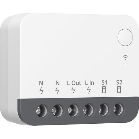 Module De Commutateur Relais De Commande Vocale Commutateur Domotique Télécommande Sans Fil Pour L'éclairage Des Appareils 100-240v 10a (1/5)