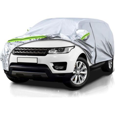 Autoabdeckung Wasserdicht für Land Rover Range Rover Sport 2005-2025, Allwetter-Schutzhülle Silber (1/5)