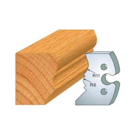 Leman - Jeu de 2 fers profilés acier Ht.50 mm N°241
