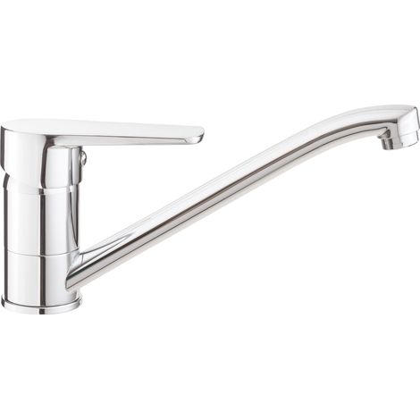 Deante Tubo robinet cuisine chrome élégant et moderne