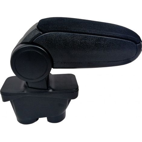 Nouvel accoudoir, compartiment de rangement pour voiture pour Peugeot 208 (2012–2019) avec revêtement textile noir