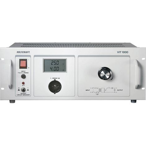 VOLTCRAFT VIT 1000 Trasformatore isolamento regolabile laboratorio 1 - 250 V/AC