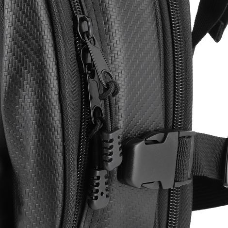Waterproof motorcycle rear bag for helmet and luggage, saddle box. (1/5)