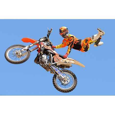 Papier peint panoramique Motocross - 130 cm x 87 cm (1/2)
