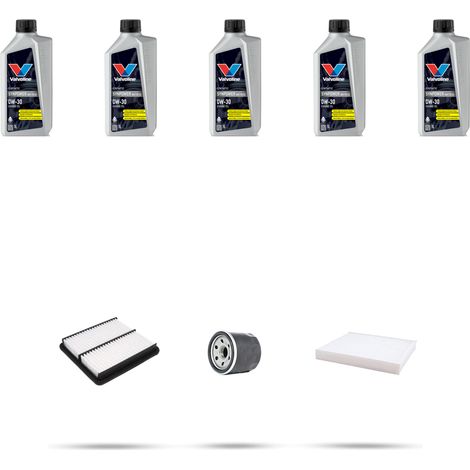 Kit tagliando 3 FILTRI e 5L OLIO compatibile con Kia Cee D III (CD) 1.5 T-Gdi Eco-Dynamics 118kw dal 2021