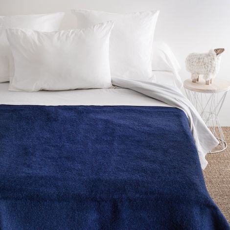 Couverture laine vierge VOLTA woolmark 180x240 cm (1/5)