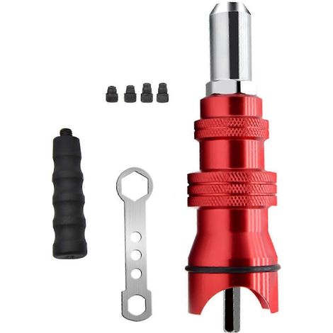 Kit d'adaptateurs pour forets à riveter, outils pour pistolet à riveter pneumatique, adaptateur sans fil, kit d'adaptateurs pour pistolet à riveter électrique, rivet AC (1/5)