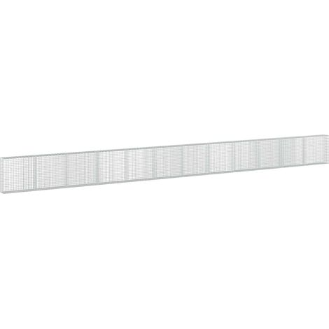 Gabion avec fil de 5 mm et maille de 5x10 cm 1200x30x100 cm vidaXL (1/5)