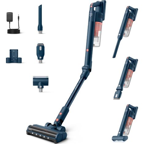 Philips SpeedPro Max Aspirapolvere Senza Fili Serie 5000 - Tubo Flex, Potente aspirazione, 60 min autonomia, LED, Bocchetta per animali domestici, Accessori lancia e combinati, Display (XC5243/10) (1/5)