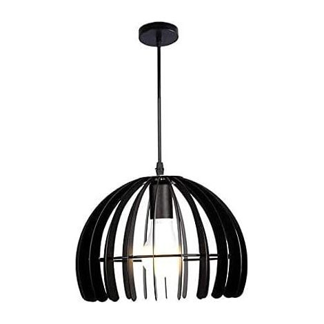 Lustre satellite, plafonnier décoratif moderne et élégant, lustre industriel noir pour trottoir (1/5)