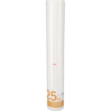 Rouleau de papier kraft blanc naturel, 27,4 yards de long, 44,9 cm de large, sans odeur, idéal pour croquis, peinture à l'huile et graffiti. (1/5)