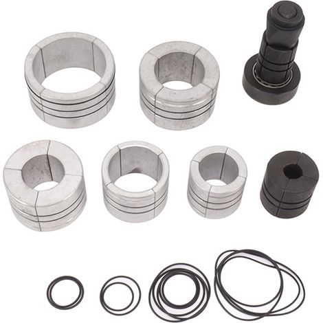 Kit d'outils pour évaser les tuyaux d'échappement de 28 mm (de 1 5/8 à 4 1/4 pouces) - Outil pour écarter les tuyaux de silencieux et les tubes d'échappement automobiles. (1/5)