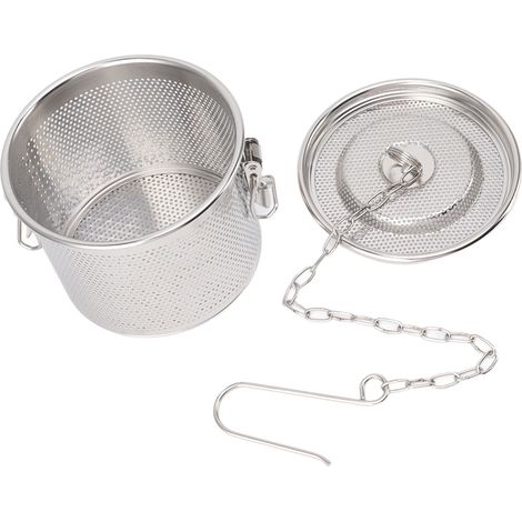 Passoire à Épices en Acier Inoxydable avec Chaîne - Boule à Thé Filtre à Soupe 12cm (1/5)