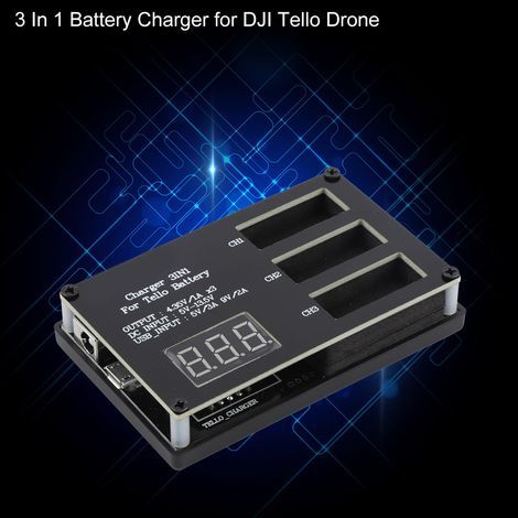Station de charge intelligente 3 en 1 pour drone DJI Tello (1/5)