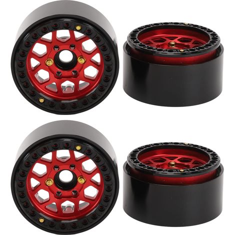 jantes de voiture de drift 1:10 en alliage d'aluminium IFR Skarn avec anneau de pression pour pneus de 1,9 pouce (1/5)