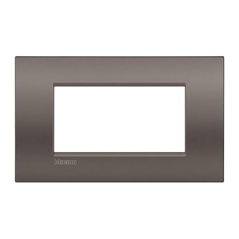 Livinglight air placca 4 module silberfarbig lnc4804cy