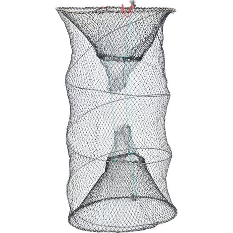 Épuisette pliante automatique portable, piège à crevettes, crabe, homard, filet de pêche (1/5)