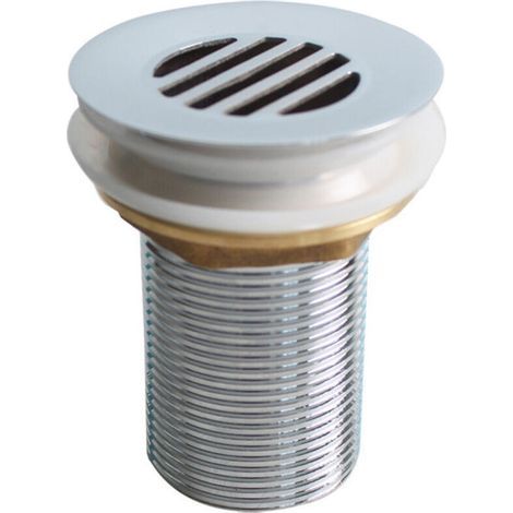 Bonde de lavabo à écoulement libre – Laiton – Hauteur 78.1mm – Diamètre clapet ø 62mm – Sortie filetage ø 41.5mm (1/4)