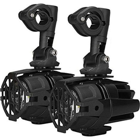 Set mit 2 LED-Motorradnebelscheinwerfern inklusive Kabelbaum für BMW R1200GS F800GS (1/5)