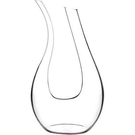 1x Carafe à vin 1500ml, verre cristal sans plomb, découpe à froid, pour vin rouge, dégustation (1/5)