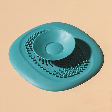 Piletta di scarico a pavimento quadrata a pressione per lavello da cucina, con copertura deodorizzante e antiodore. (1/5)