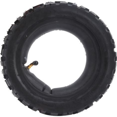 Pneus intérieurs et extérieurs pour trottinette électrique 10x 2,5 et 3,0, pneus antidérapants en caoutchouc épais de 10 pouces (1/5)