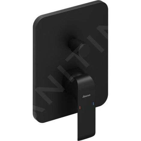 Ravak Flat - Mitigeur encastré pour 2 sorties, noir mat X070179 (1/4)
