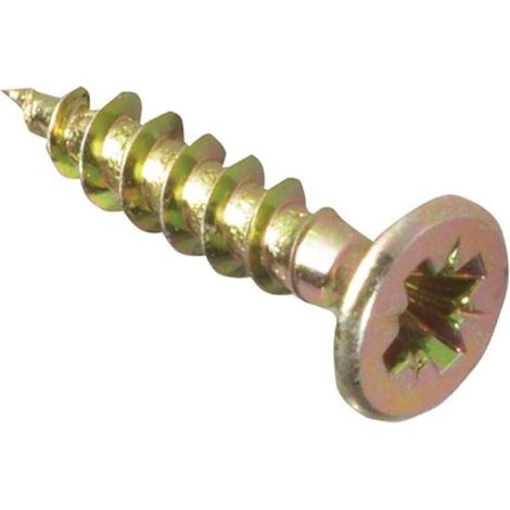 ForgeFix MPS415Y Multi-Purpose Pozi Compatible Screw CSK ST ZYP 4.0 x 15mm Box 200 FORMPS415Y