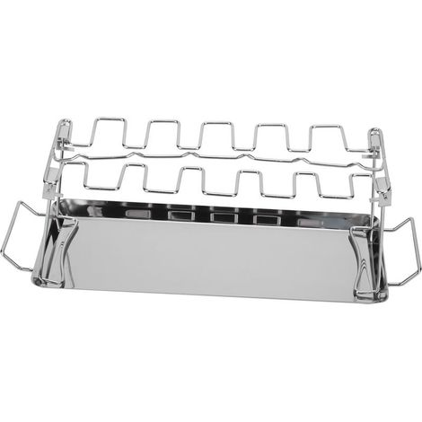Grill vertical à cuisses de poulet avec support pour barbecue et accessoires de cuisson (1/5)
