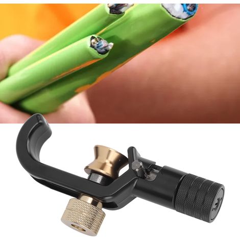 Pince à dénuder pour câbles 8-30 mm, pince à dénuder pour câbles à fibres optiques blindés FTTH, coupe-câbles radial, un outil de coupe utilisé pour dénuder la gaine des câbles à fibres optiques. (1/5)