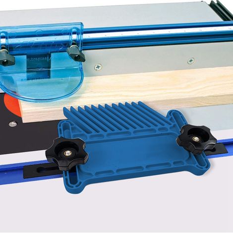 2-teiliges Set für Holzbearbeitung mit Federbrett, Oberfräsen, Sägen, blau, Schreinerhilfe, Handwerkzeugset (1/5)