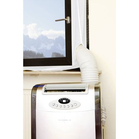 [GEBRAUCHT] B-Ware Klima1stKlaas 5752 Warmluftstopper Monoblock 400 cm Weiß Reißverschluss (1/2)