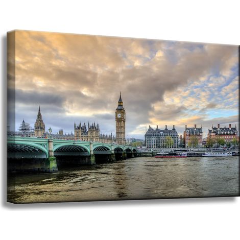 Leinwanddruck Architektur London Big Ben 60x40