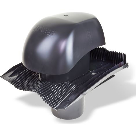 Universelles Be-/Entlüfter-Set DN160 Schwarz Regensicher (1/5)