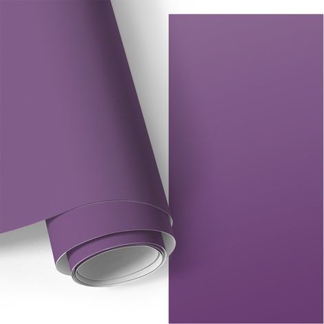Selbstklebefolie - Möbelfolie - Türfolie Selbstklebende - Klebefolie - Tapete Küche - Aufkleber Folie - Kräftiges Violett 50x100 cm