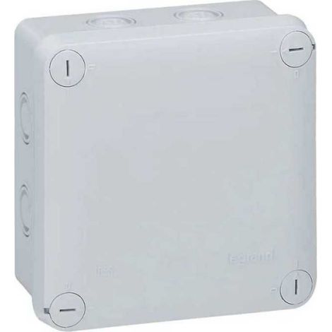 boite de dérivation étanche 100 x 100 x 55 mm legrand plexo entrée défoncable (1/2)