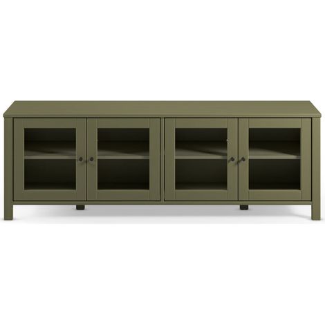 EVE - Meuble TV 150cm -en pin Vert (1/5)