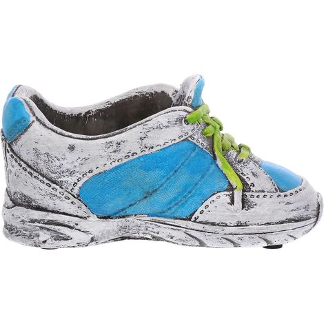 als dekoratives Topfdekorationszubehör in Schuhform Blauer