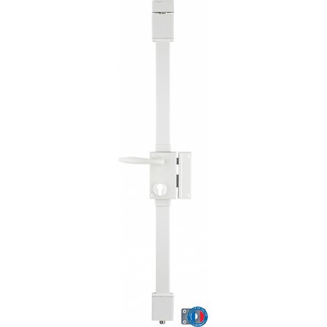 Thirard – Serrure électrique à fouillot pour porte d'entrée – 3 points de verrouillage – Axe 45mm – Boîtier acier cambré – Gâche haute résistance